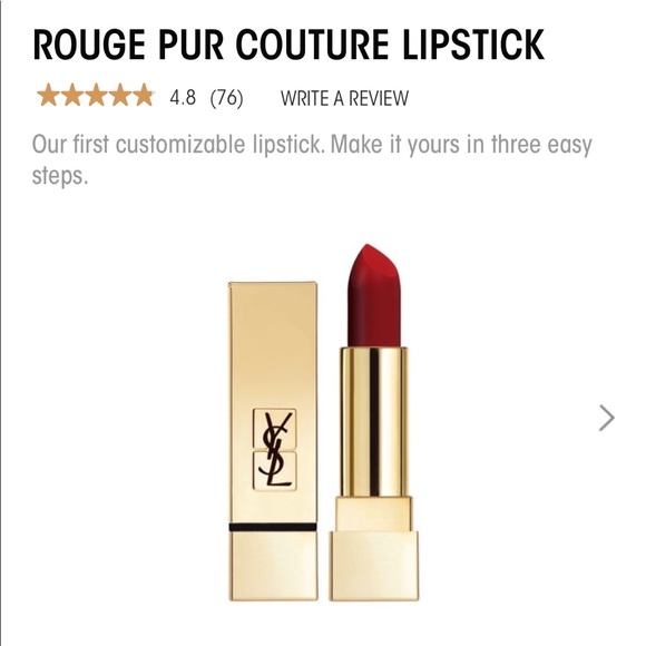 Yves Saint Laurent Other - Brand new YSL rouge pur couture lipstick in 203
